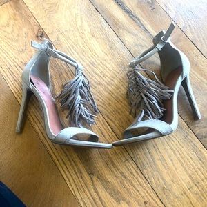 CLOSET CLOSING! Fringe heels